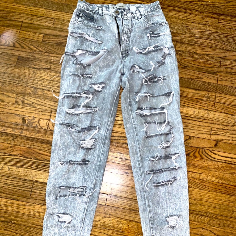 Vintage distressed jeans